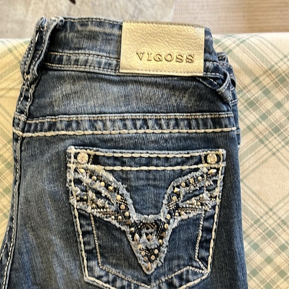 Vigoss blue Jean The Chelsea Capri size 11/12 length 21” - Picture 4 of 8